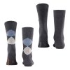 náhled 21044 3081 anthra.mel 40-46 Ponožky Falke Burlington Everyday mix