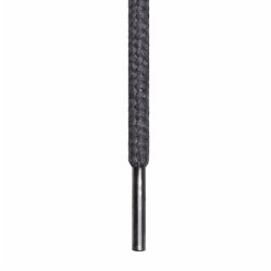 Tkaničky Collonil 120 cm silné kulaté tmavě šedé 9516