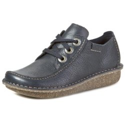 OBUV CLARKS FUNNY DREAM NAVY LEATHER