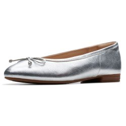 OBUV CLARKS FAWNA LILY SILVER LEATHER