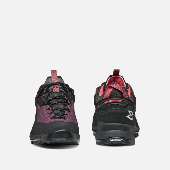 detail AKRON GTX, thunderstorm grey/mineral red, obuv Garmont *