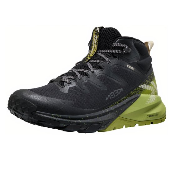 detail TARGHEE APEX MID WP M Black/Golden Cypress Obuv Keen