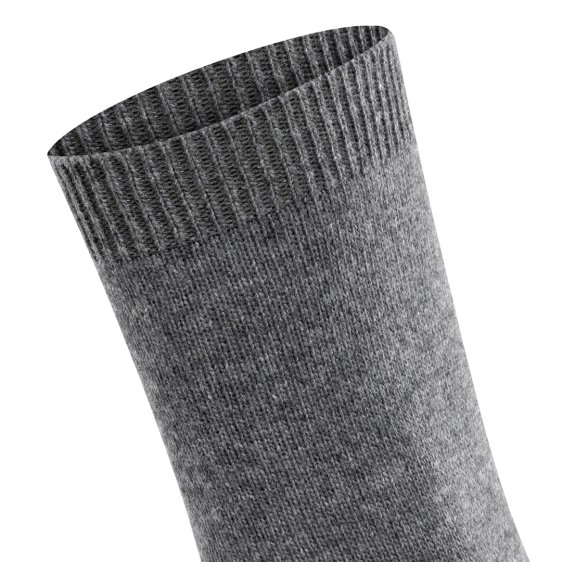 detail 47050 3390 LIGHT GREYMEL. 39-42 Ponožky Falke Cosy wool