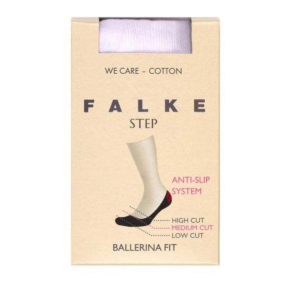 detail 46491 2000 white Falke ponožky do balerín